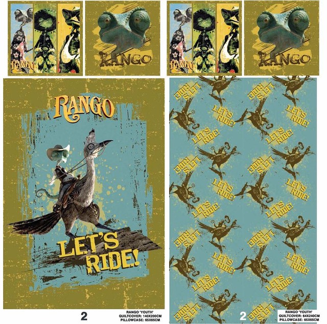 RANGO 'LET'S RIDE' QUILT COVER[1]